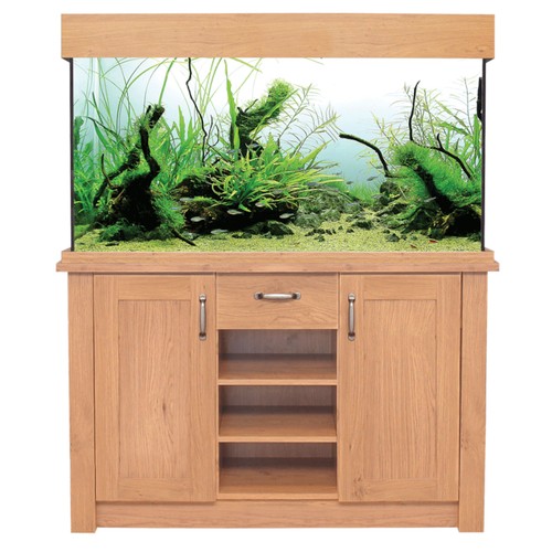 Oak style aquarium - oak, tank
