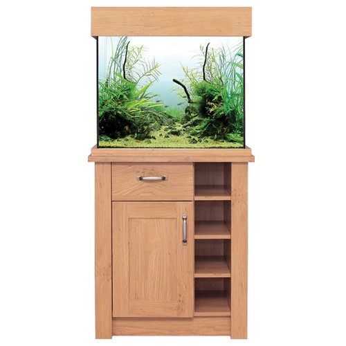 Oak style aquarium - aquarium, &