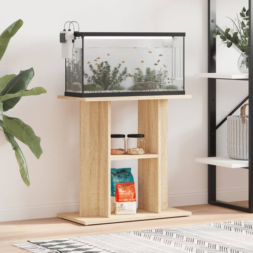 Modern wooden aquarium - aquarium, fish